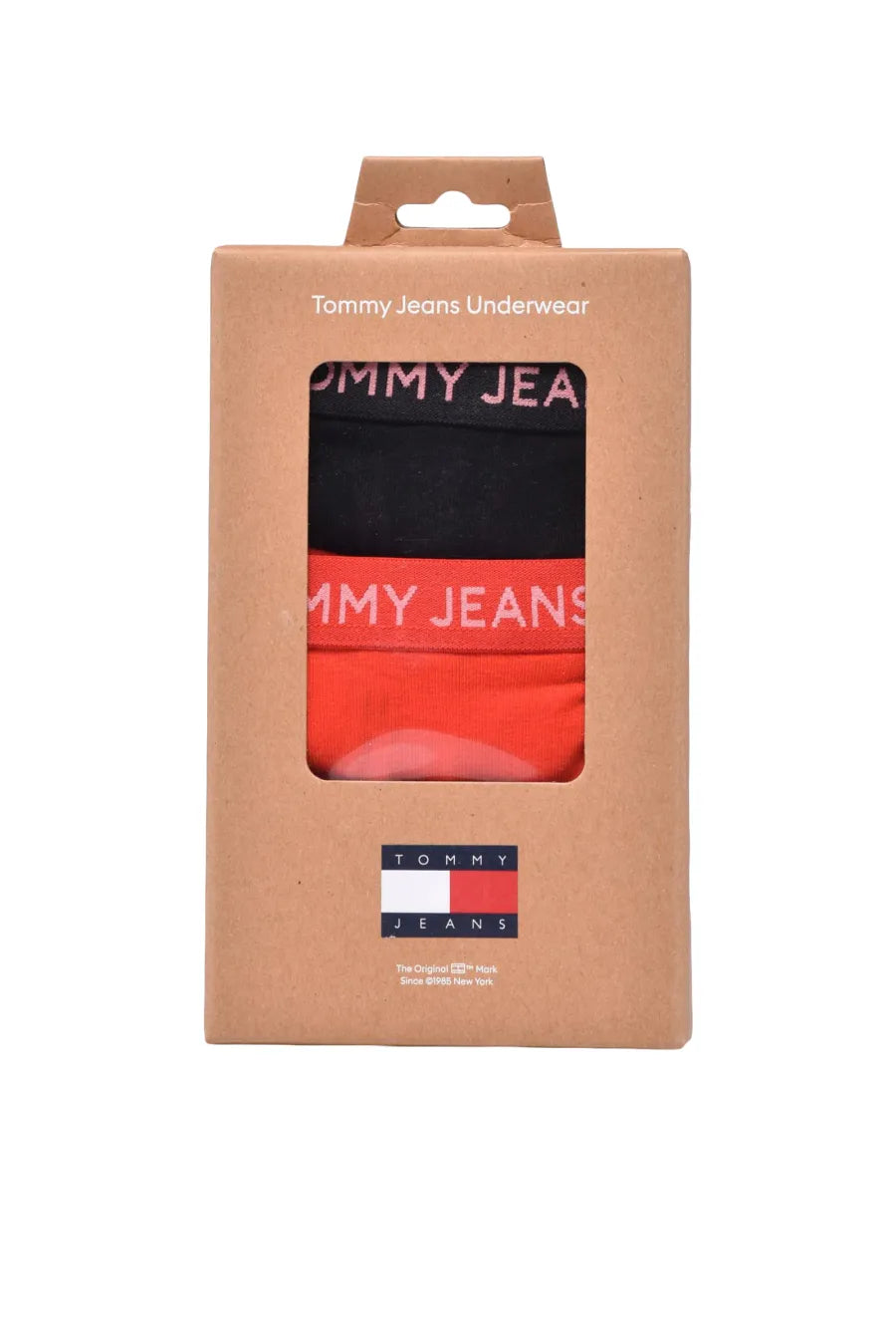 PERIZOMA DONNA 3 PACK NERO/ROSSO/ROSA TOMMY JEANS