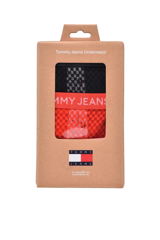 PERIZOMA DONNA 3 PACK NERO/ROSSO/ROSA TOMMY JEANS