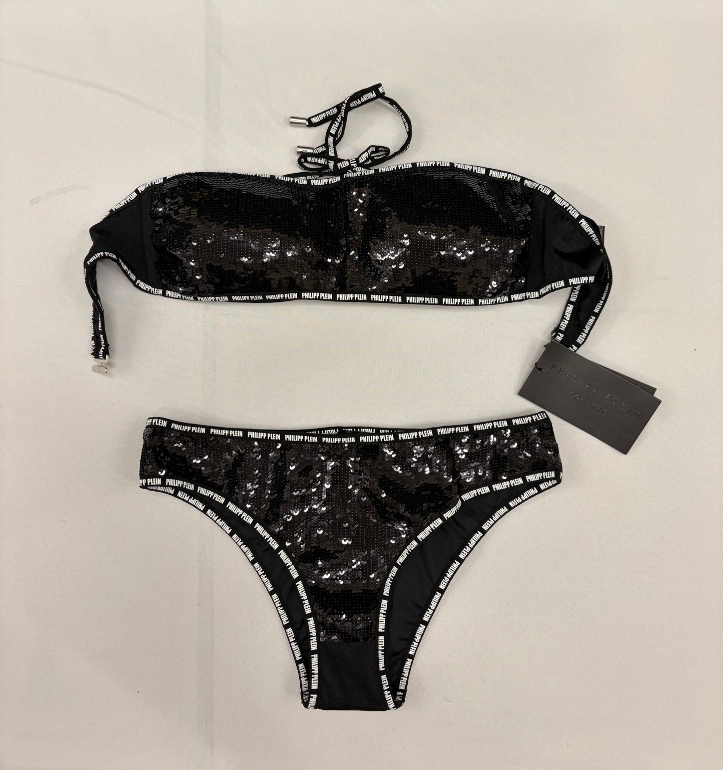 COSTUME DONNA 2 PZ. NERO PHILIPP PLEIN