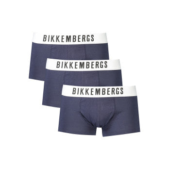 BOXER UOMO 3-PACK BIKKEMBERGS BLU
