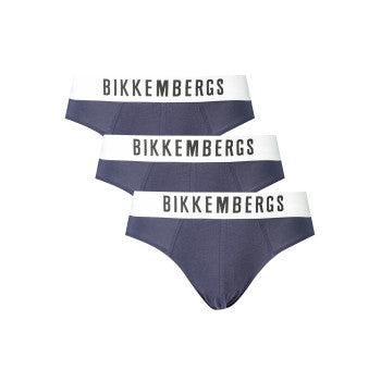 SLIP UOMO 3-PACK BIKKEMBERGS BLU