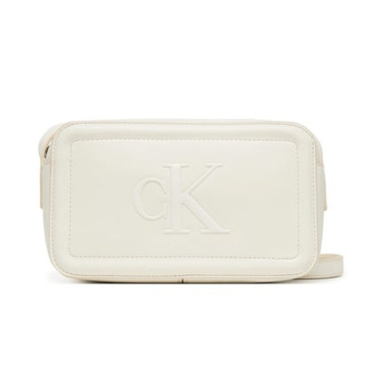 BORSA DONNA A TRACOLLA CALVIN KLEIN BIANCO