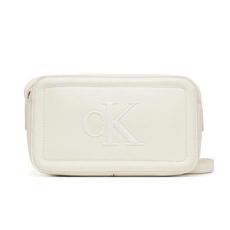BORSA DONNA A TRACOLLA CALVIN KLEIN BIANCO