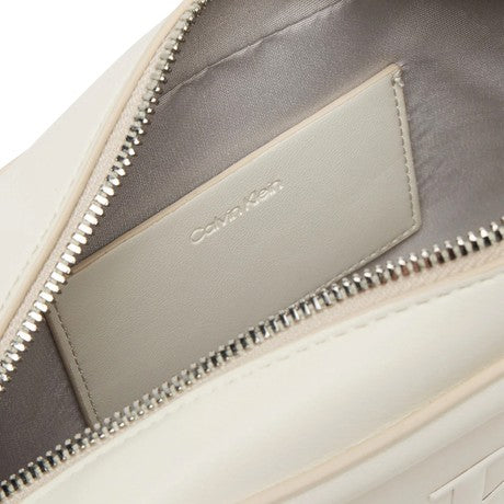 BORSA DONNA A TRACOLLA CALVIN KLEIN BIANCO
