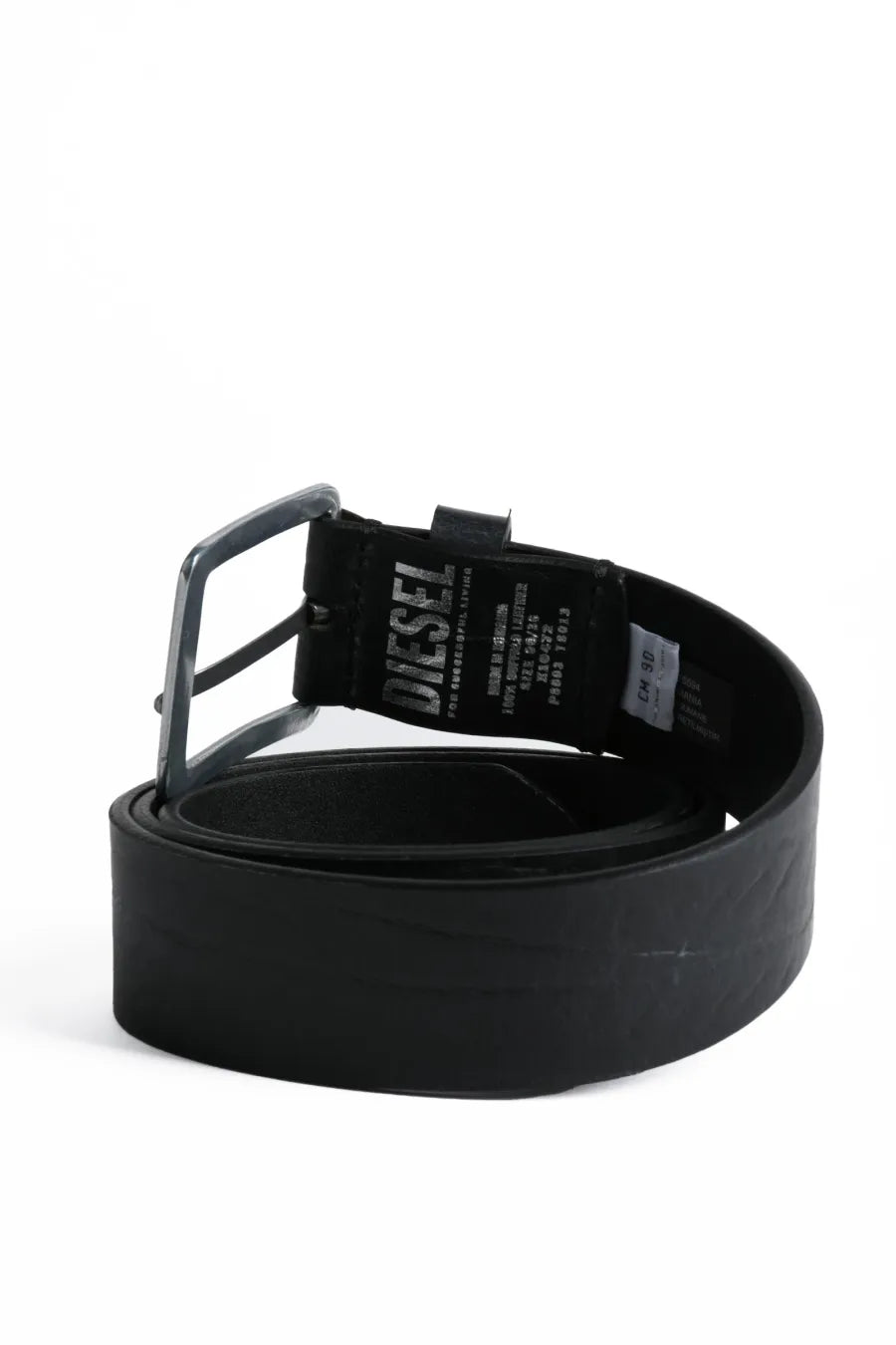 CINTURA UOMO NERO DIESEL