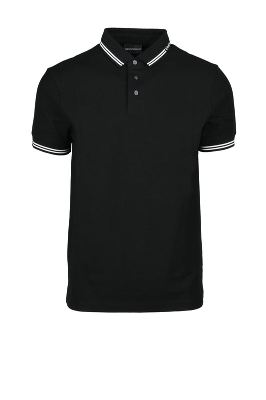POLO UOMO EMPORIO ARMANI NERO