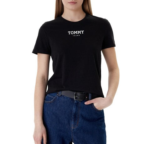 T-SHIRT DONNA NERO TOMMY JEANS