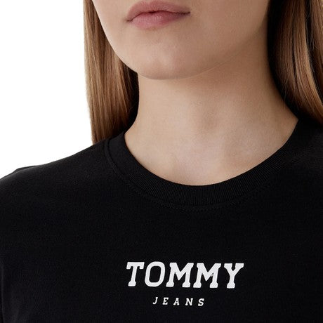 T-SHIRT DONNA NERO TOMMY JEANS